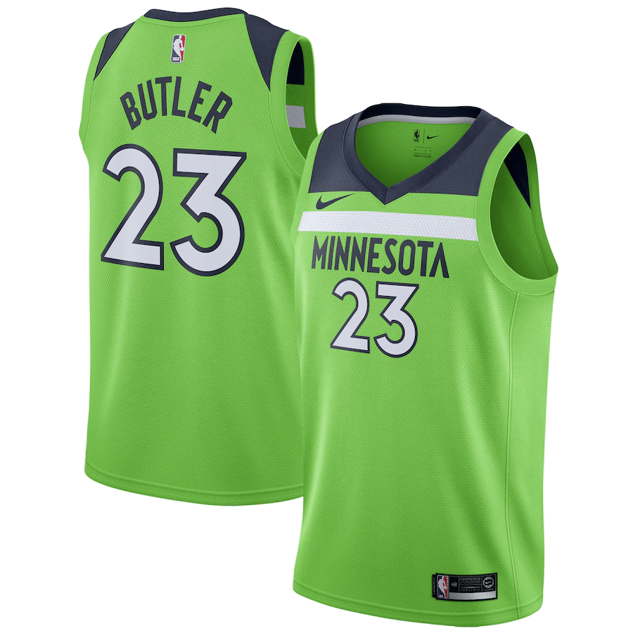 Jimmy Butler Minnesota Timberwolves Swingman Jersey - Statement Edition - Green - Friend Lounge Store - Shop for All Things Jerseys Sports - PersonalJerseys