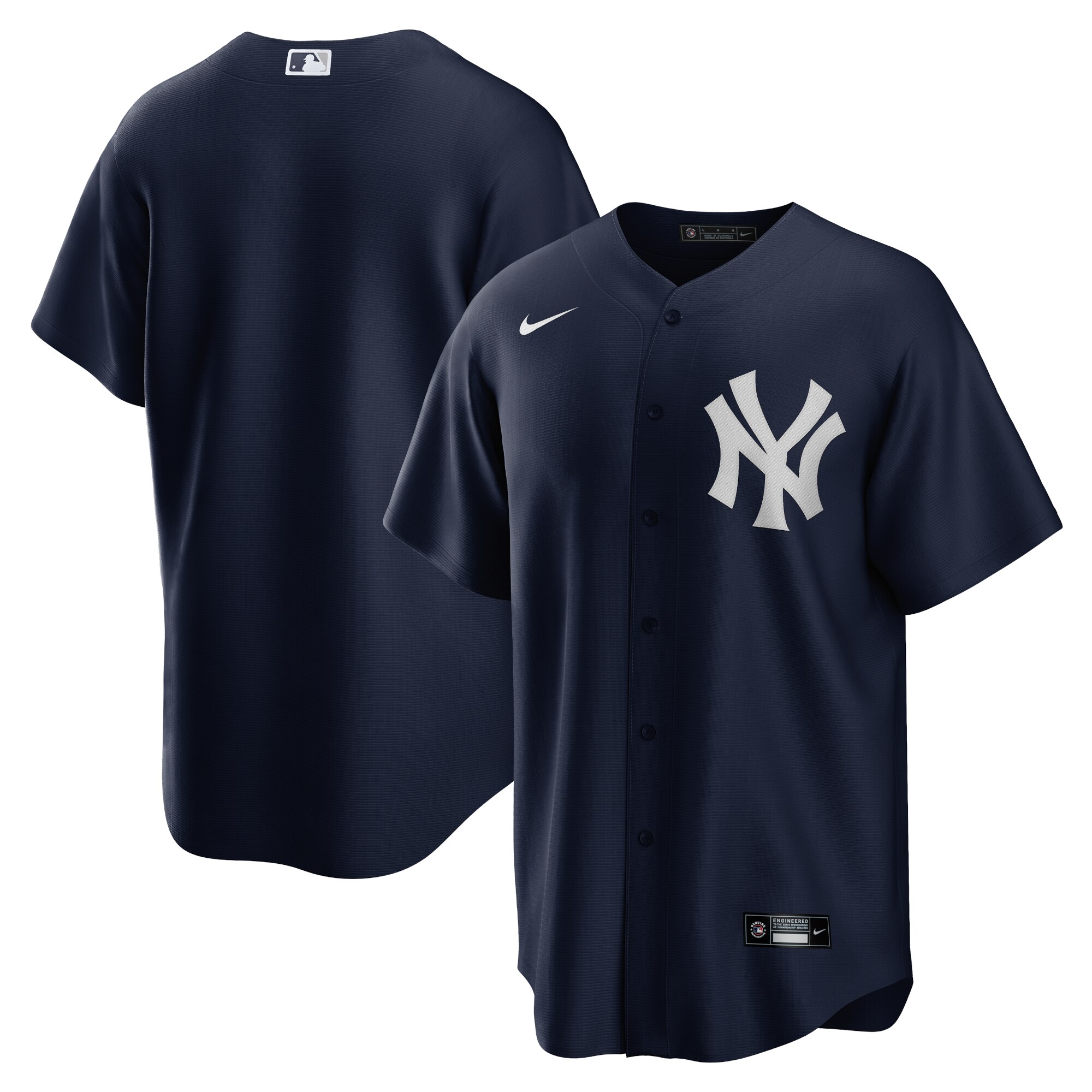 New York Yankees Nike Alternate Replica Team Jersey - Navy - PersonalJerseys