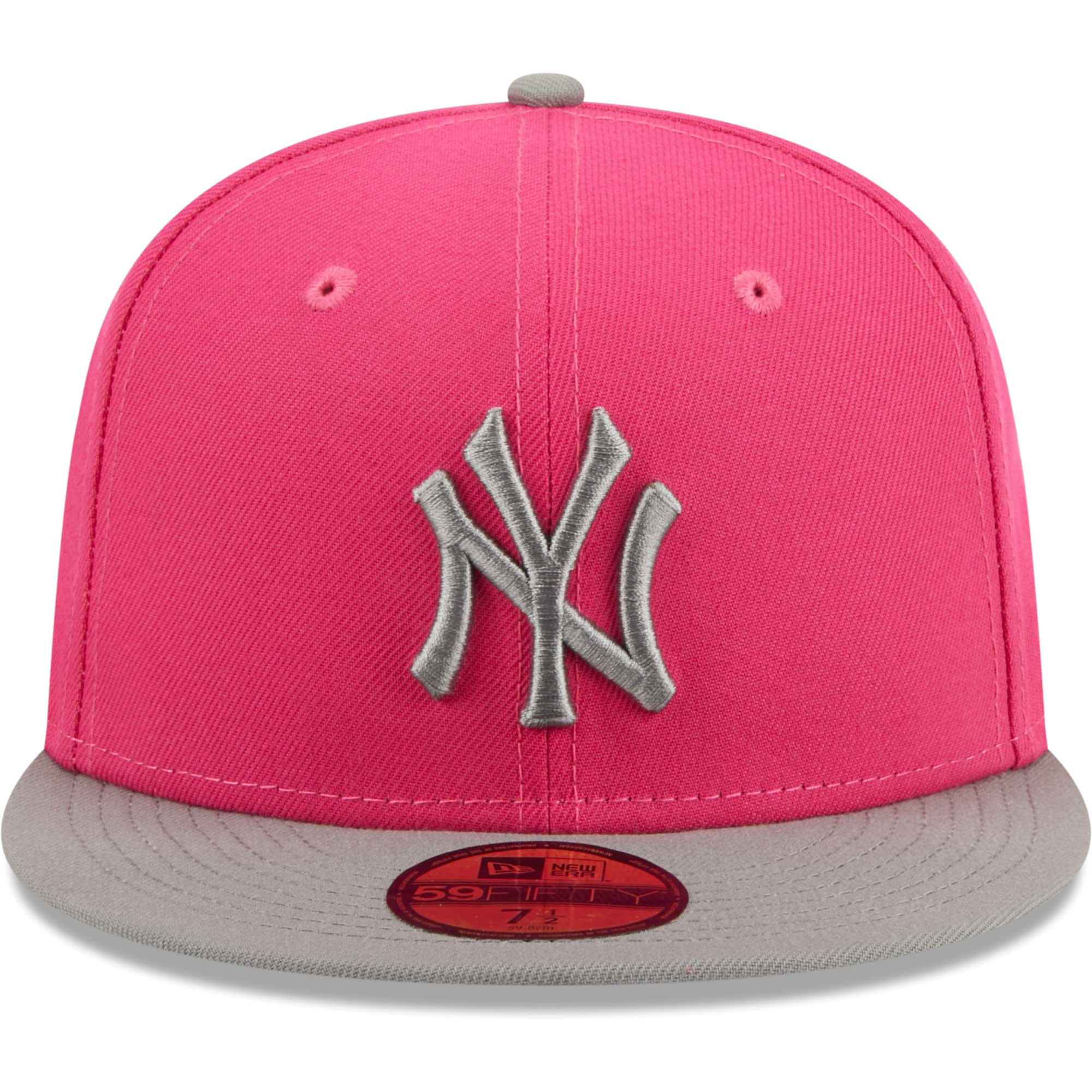 New York Yankees New Era Two-Tone Color Pack 59FIFTY Fitted Hat - Pink - PersonalJerseys