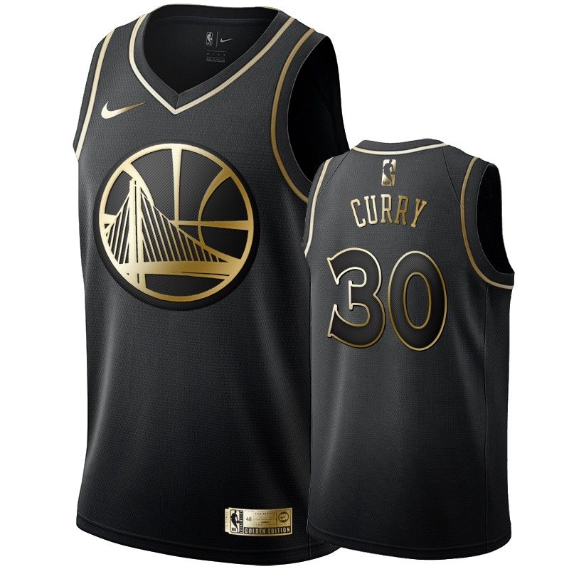 Men's Golden State Warriors Stephen Curry Black #30 Golden Edition Swingman Jersey - Friend Lounge Store - Shop for All Things Jerseys Sports - PersonalJerseys