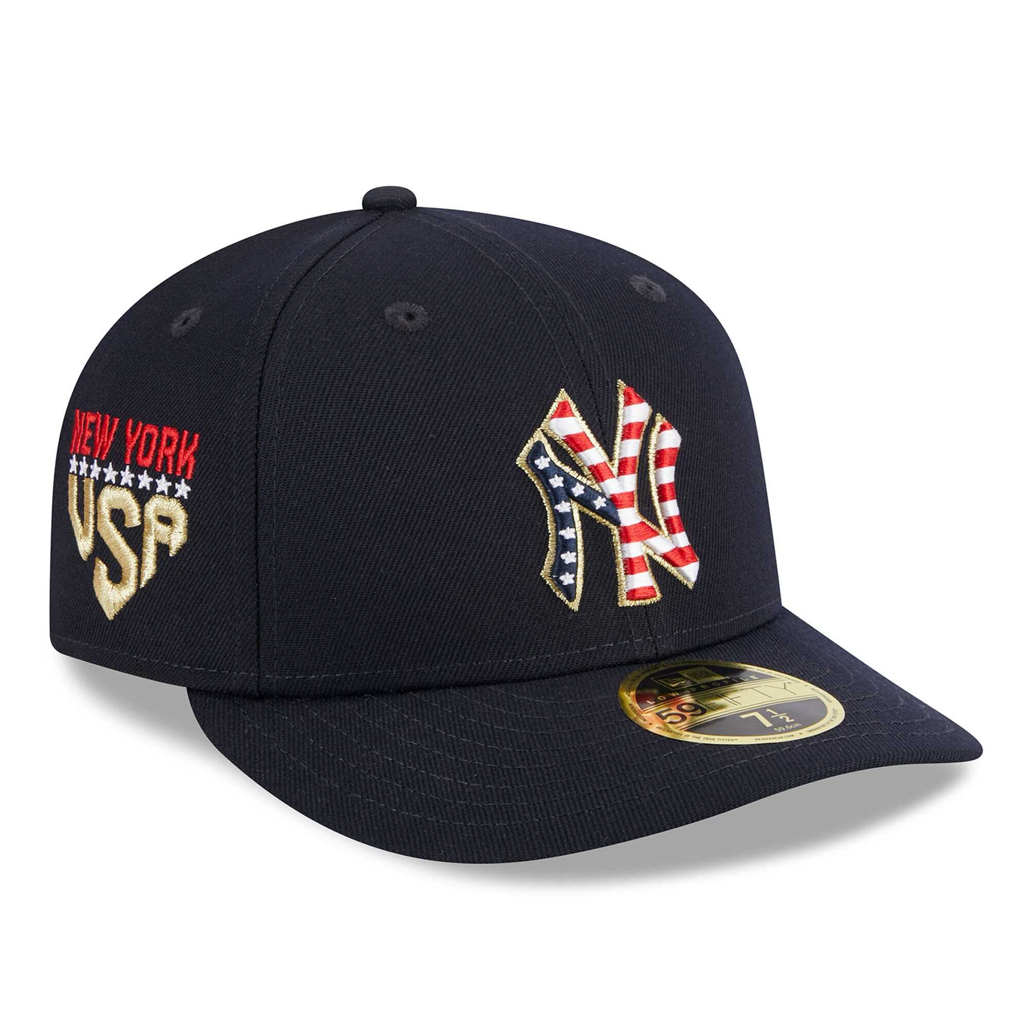 New York Yankees New Era 2023 Fourth of July Low Profile 59FIFTY Fitted Hat - Navy - PersonalJerseys