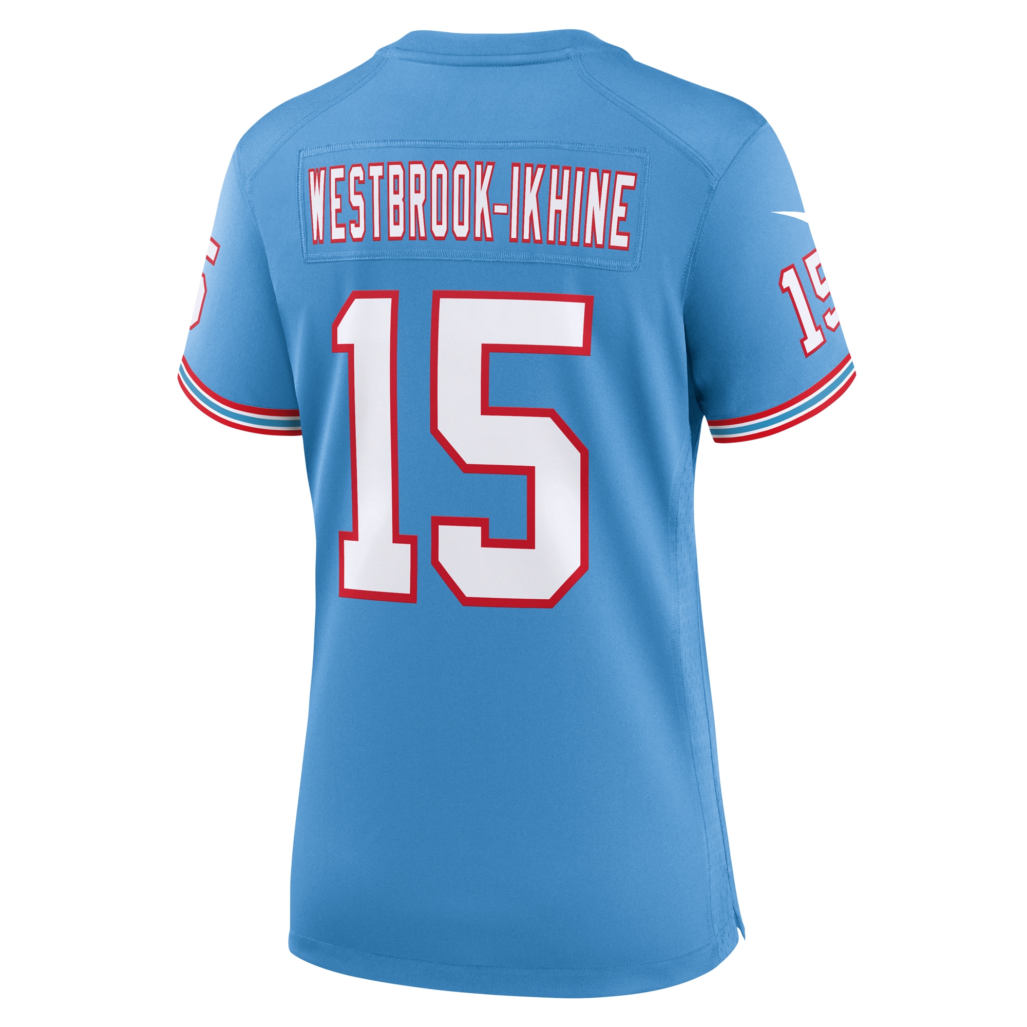Nick Westbrook-Ikhine Tennessee Titans Nike Women's Oilers Throwback Player Game Jersey - Light Blue - PersonalJerseys