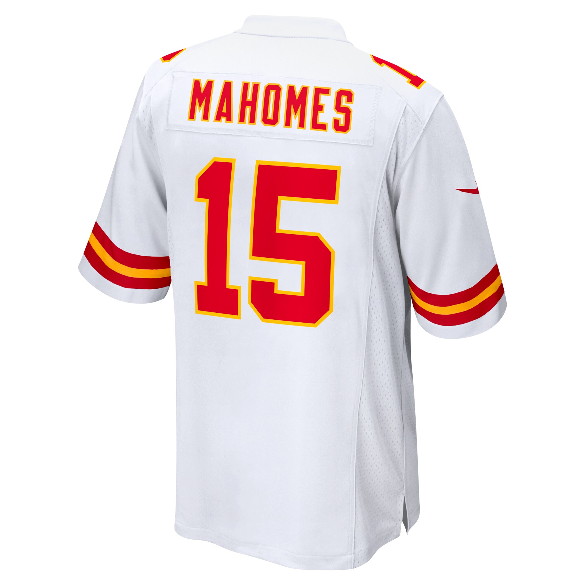Patrick Mahomes Kansas City Chiefs Nike Super Bowl LVII Patch Away Game Jersey - White - PersonalJerseys