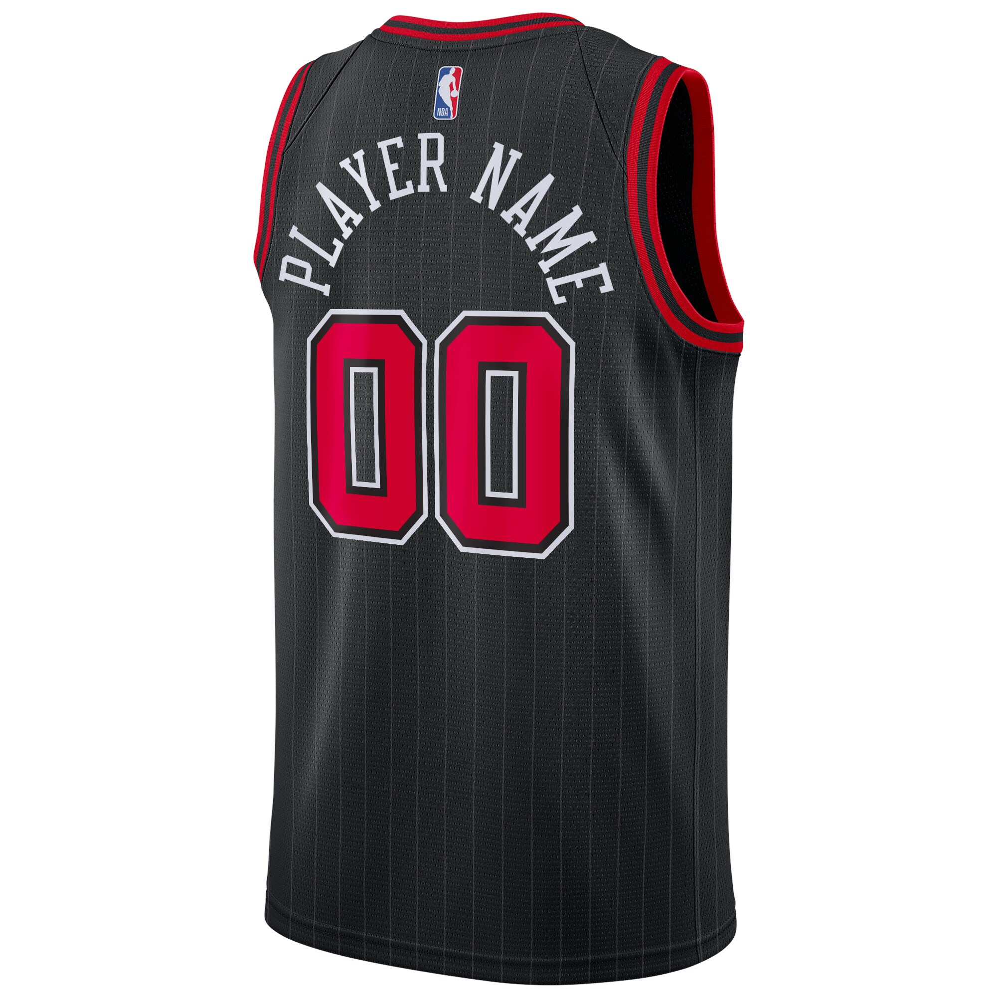 Chicago Bulls Jordans Brand Swingman Custom Jersey - Statement Edition - Black - PersonalJerseys