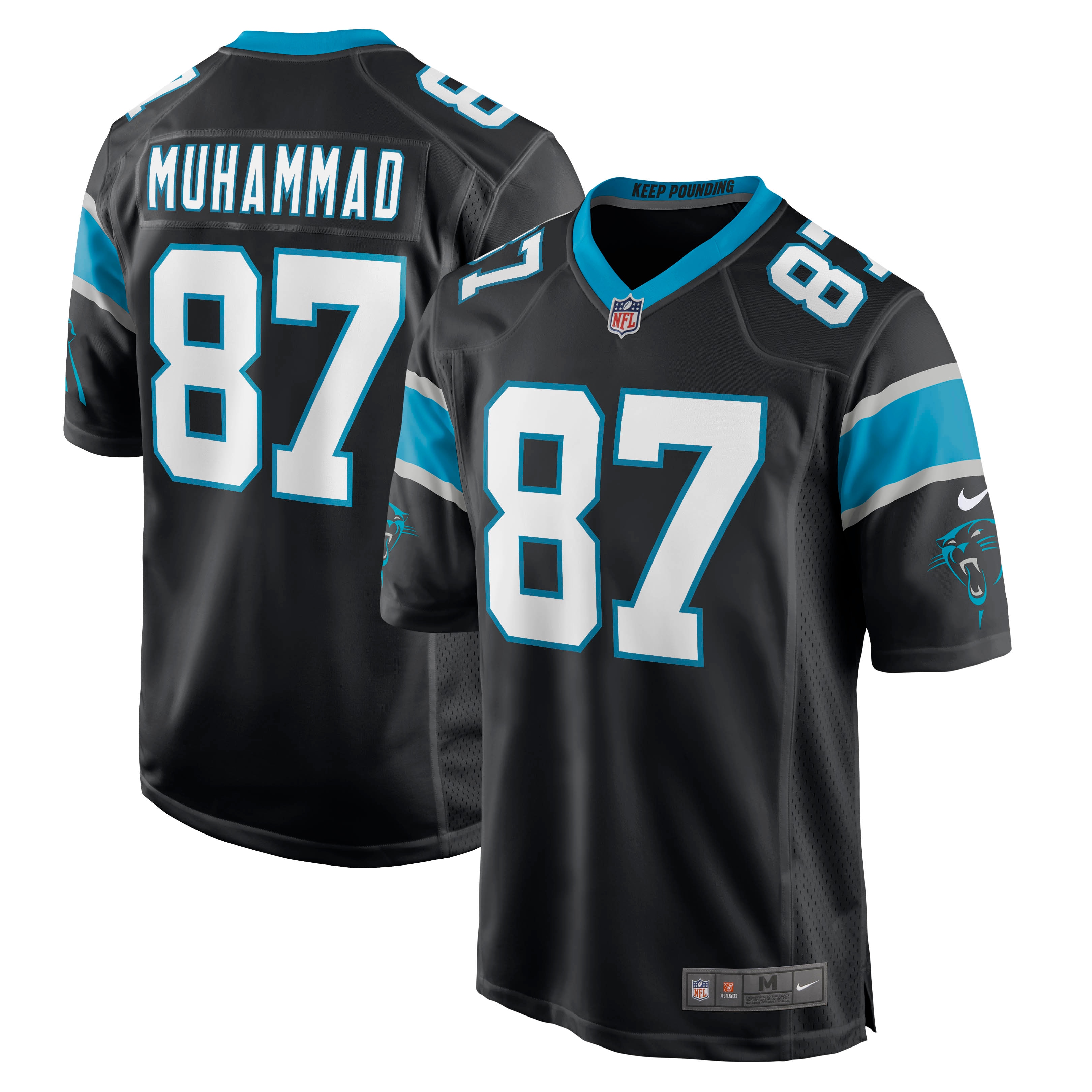 Carolina Panthers Muhsin Muhammad Black Retired Player Jersey for Youth Women Men - Friend Lounge Store - Shop for All Things Jerseys Sports - PersonalJerseys