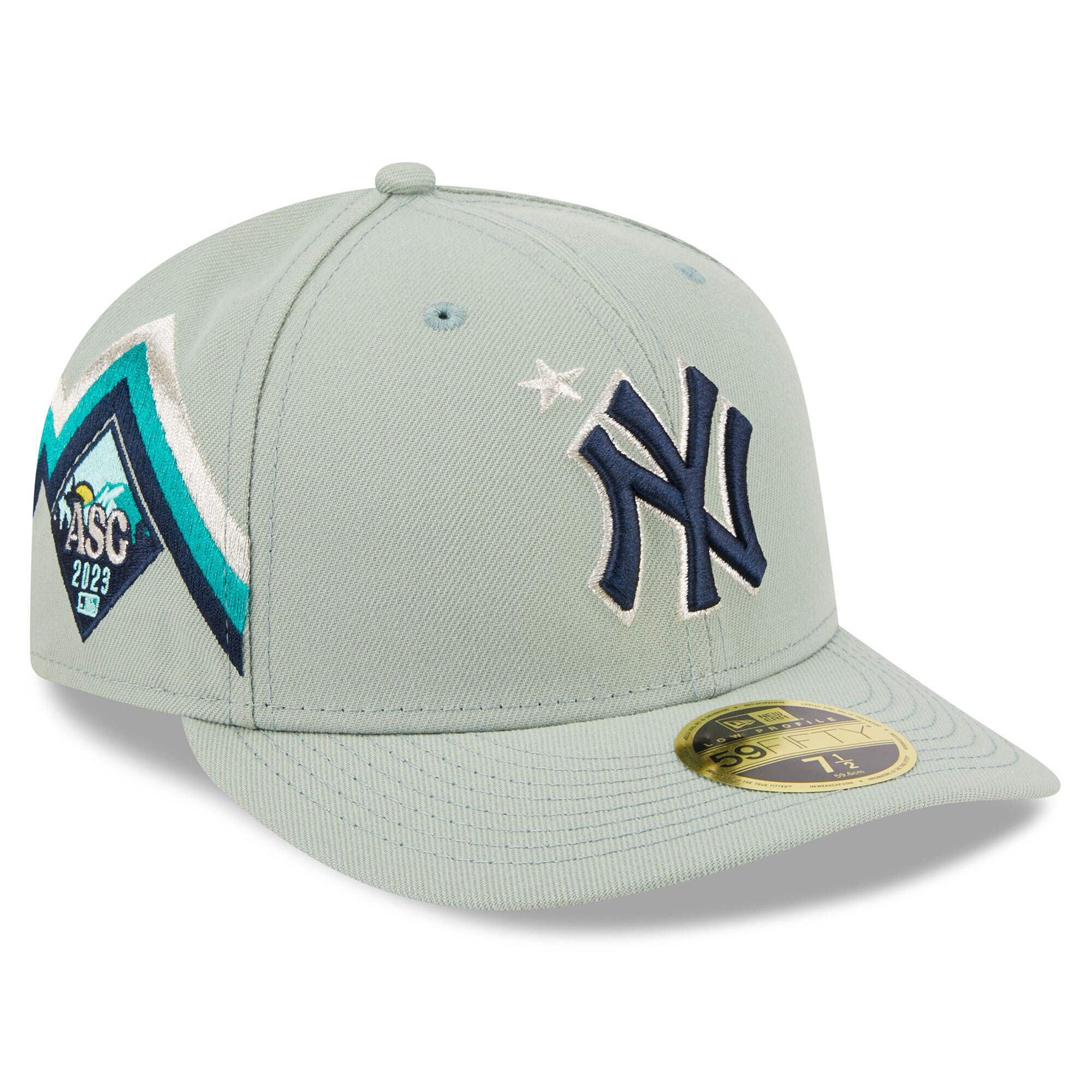 New York Yankees New Era 2023 MLB All-Star Game On-Field Low Profile 59FIFTY Fitted Hat - Mint - PersonalJerseys