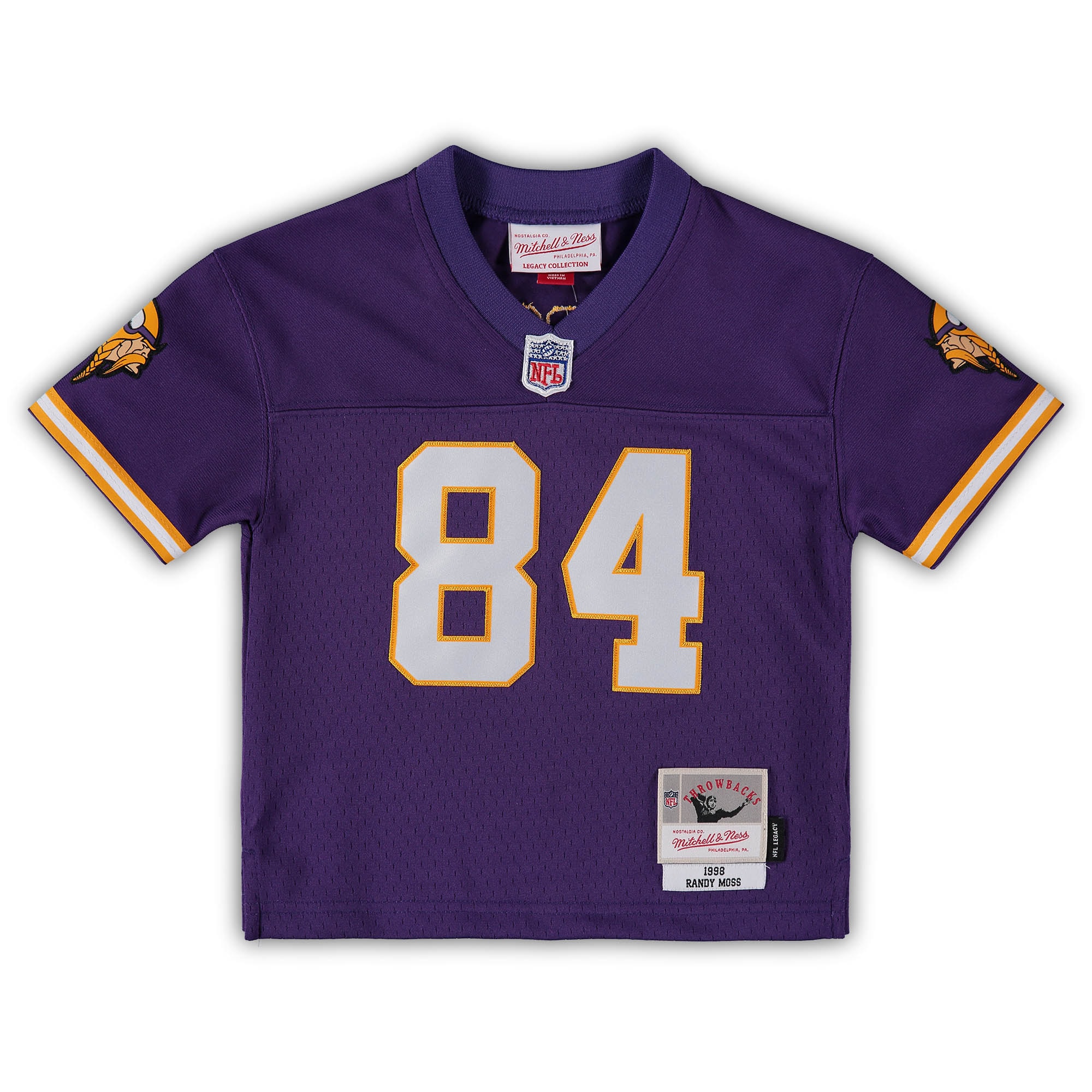 Randy Moss Minnesota Vikings Mitchell & Ness Toddler 1998 Retired Legacy Jersey - Purple - PersonalJerseys