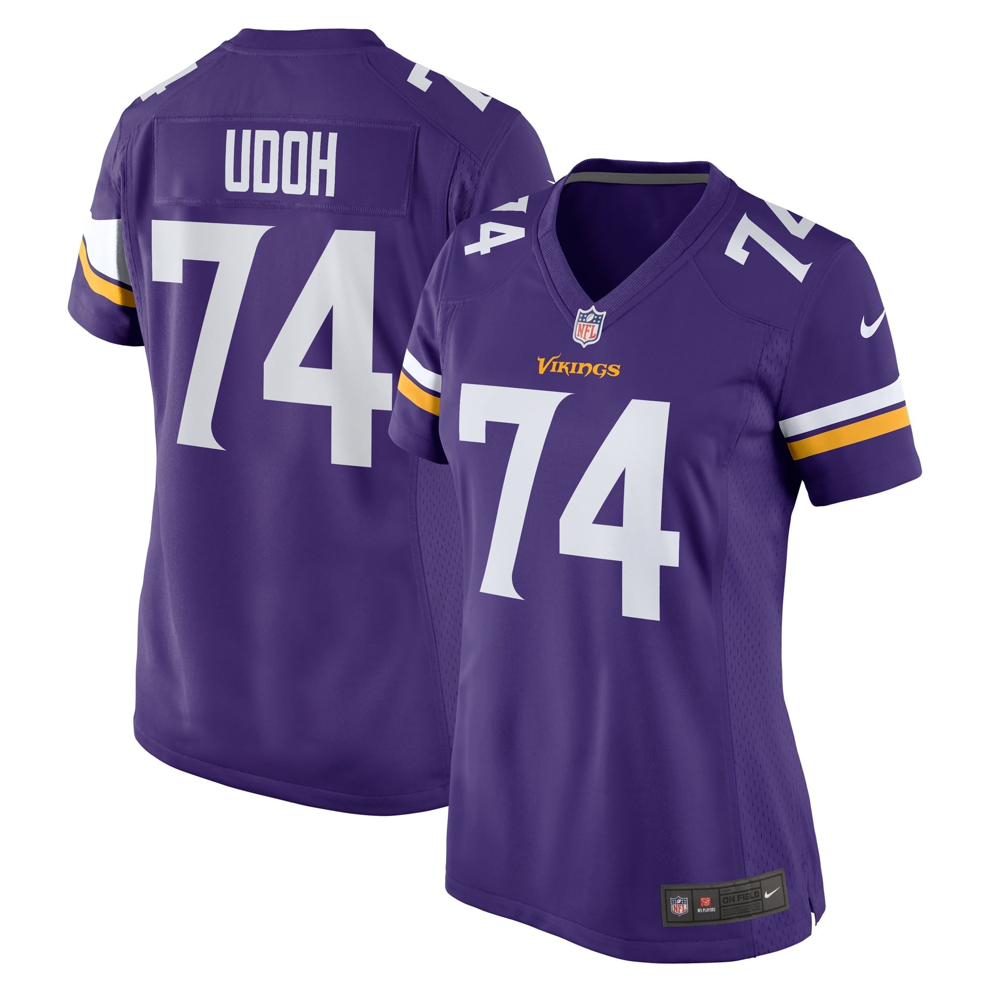 Women's Nike Oli Udoh Purple Minnesota Vikings Game Jersey - PersonalJerseys