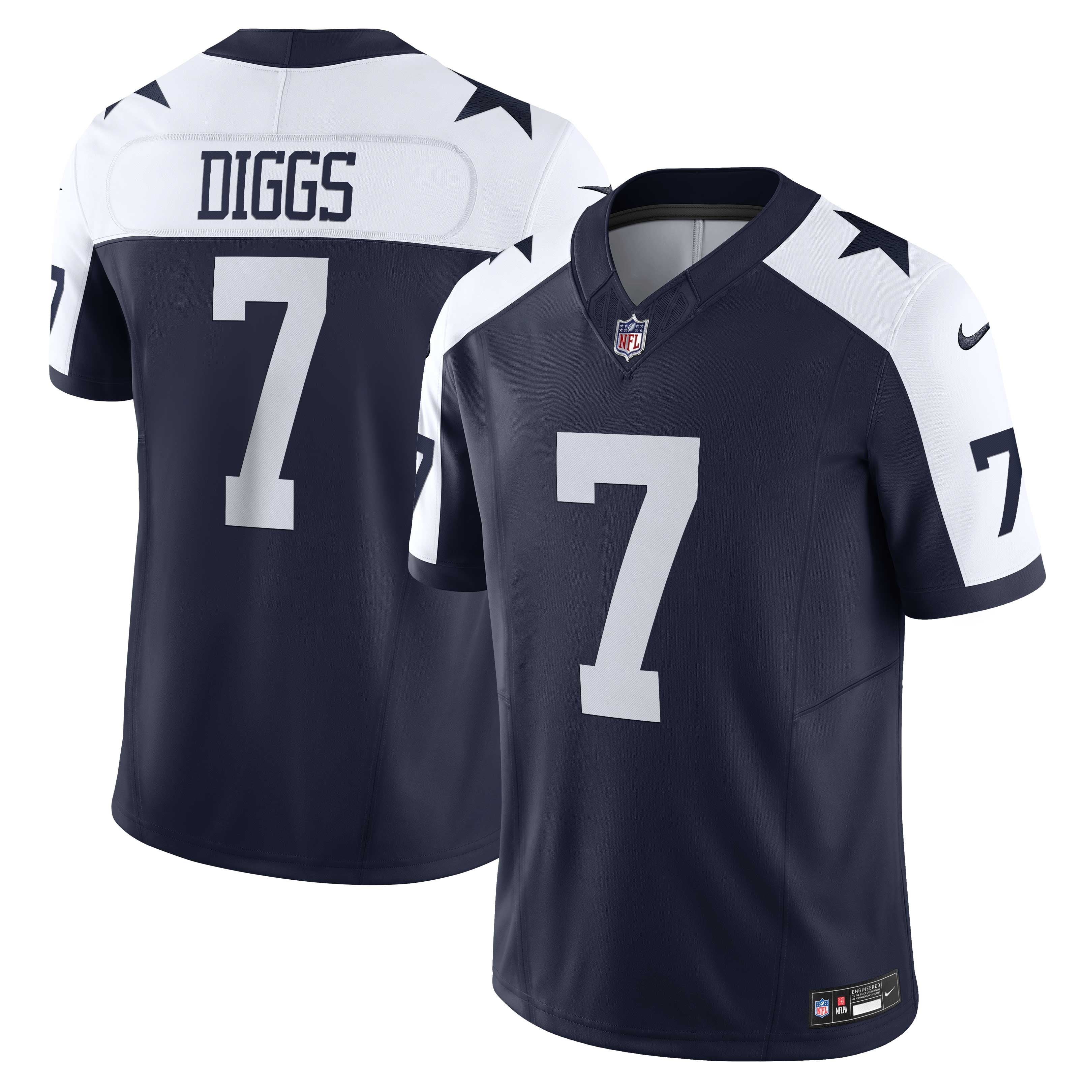 Men's Nike Trevon Diggs Navy Dallas Cowboys Vapor F.U.S.E. Limited Jersey - PersonalJerseys