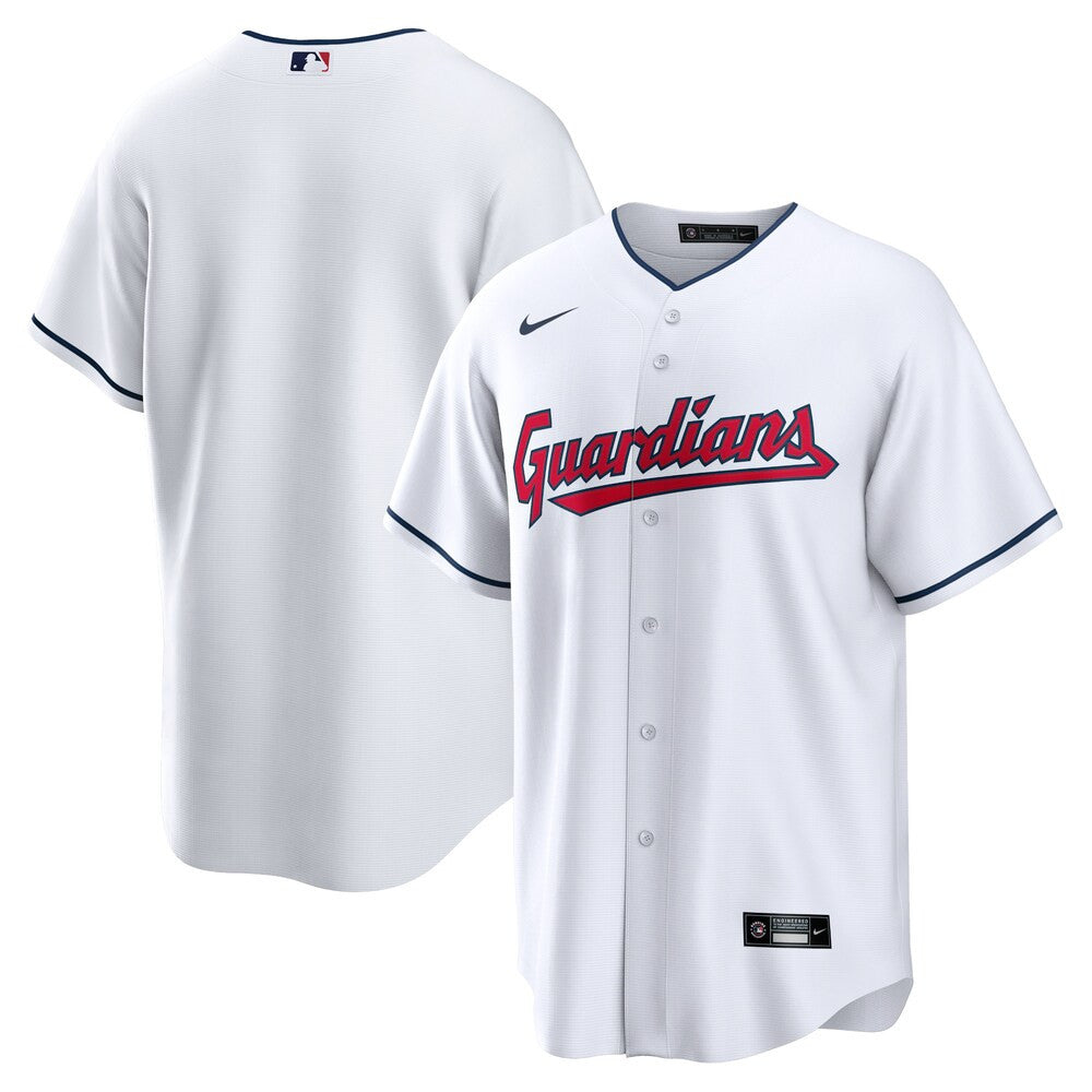 MLB Men's Cleveland Guardians White Home Blank Replica Jersey - Friend Lounge Store - Shop for All Things Jerseys Sports - PersonalJerseys