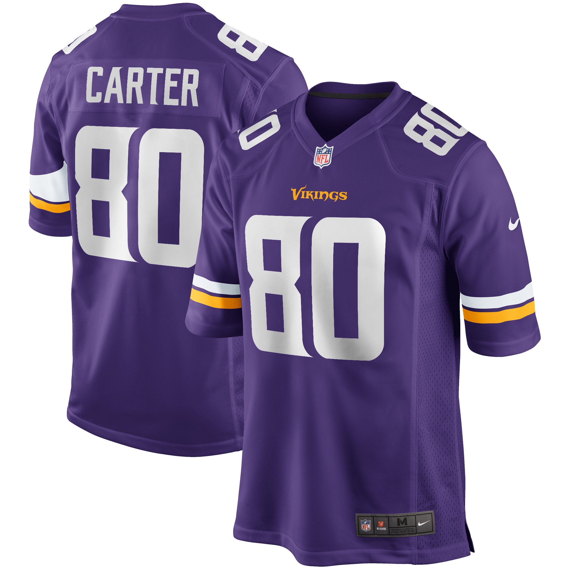 Minnesota Vikings Cris Carter Purple Game Retired Player Jersey for Youth Women Men - Friend Lounge Store - Shop for All Things Jerseys Sports - PersonalJerseys