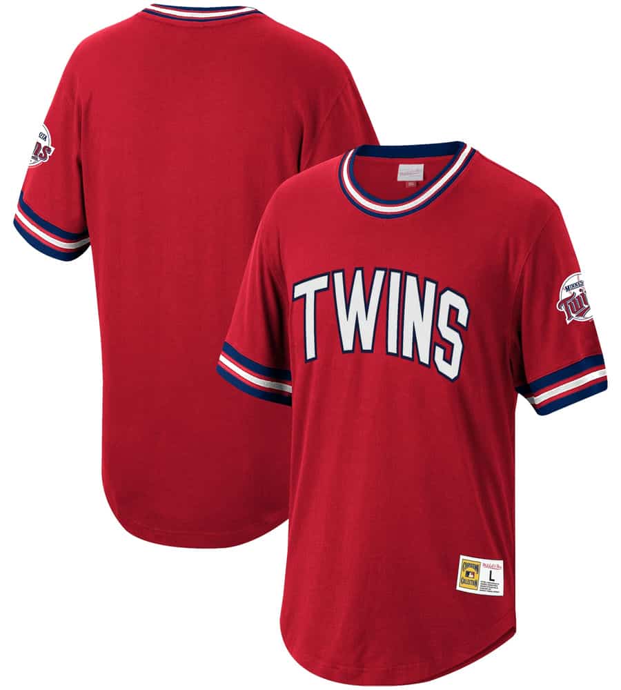 Minnesota Twins Cooperstown Collection Wild Pitch Jersey T-Shirt - Red - Friend Lounge Store - Shop for All Things Jerseys Sports - PersonalJerseys