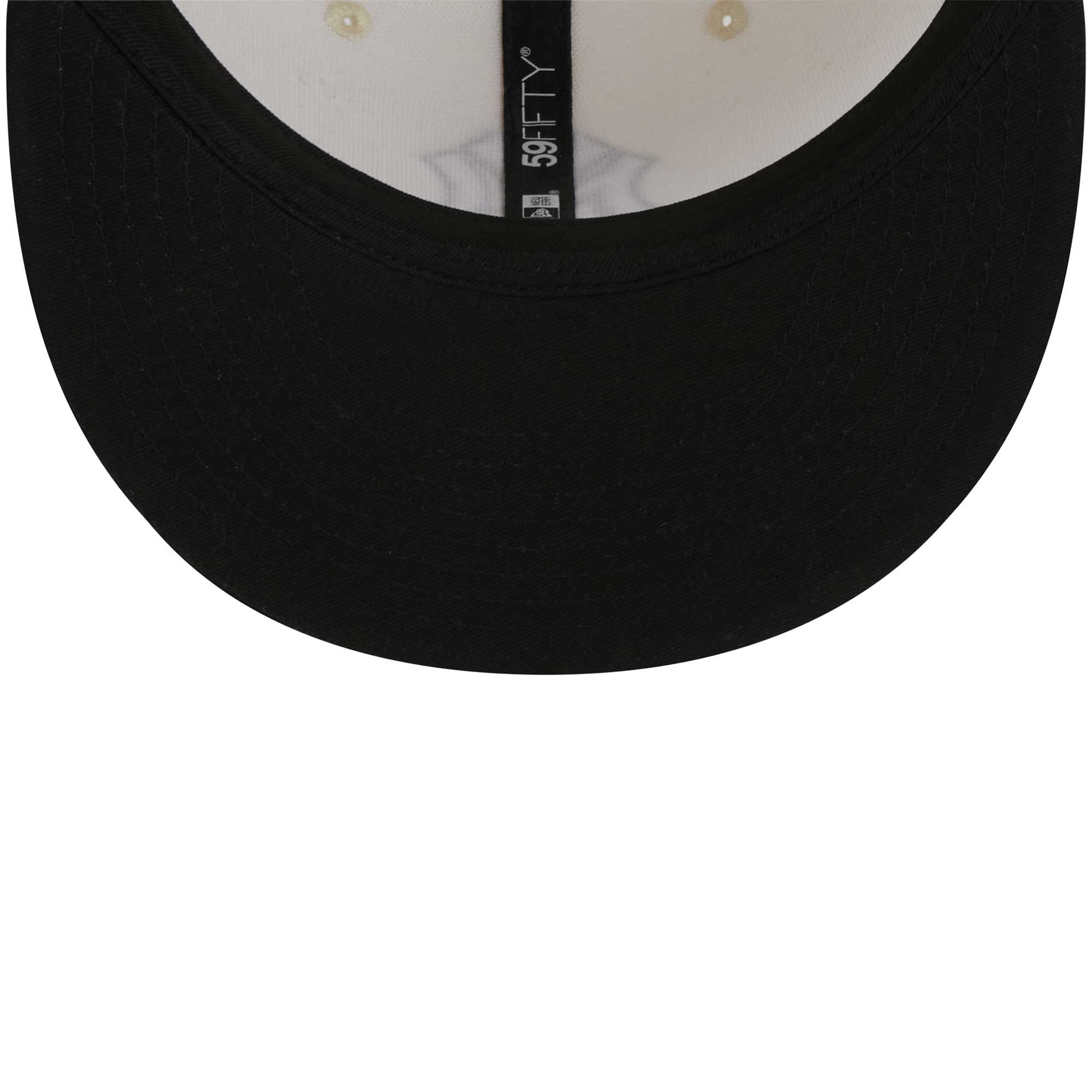 New York Yankees New Era Chrome 59FIFTY Fitted Hat - Stone/Black - PersonalJerseys