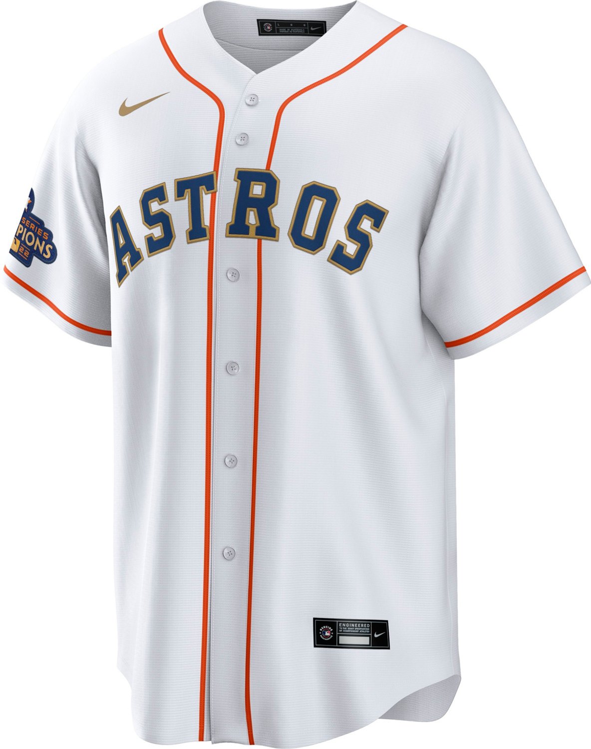 Nike Men's Houston Astros Gold Luis Garcia Replica Jersey - PersonalJerseys