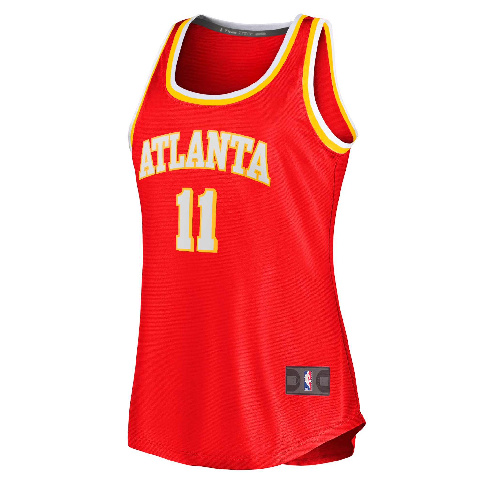 Trae Young Atlanta Hawks Fanatics Branded Women's 2020/21 Fast Break Tank Jersey - Icon Edition - Red - PersonalJerseys