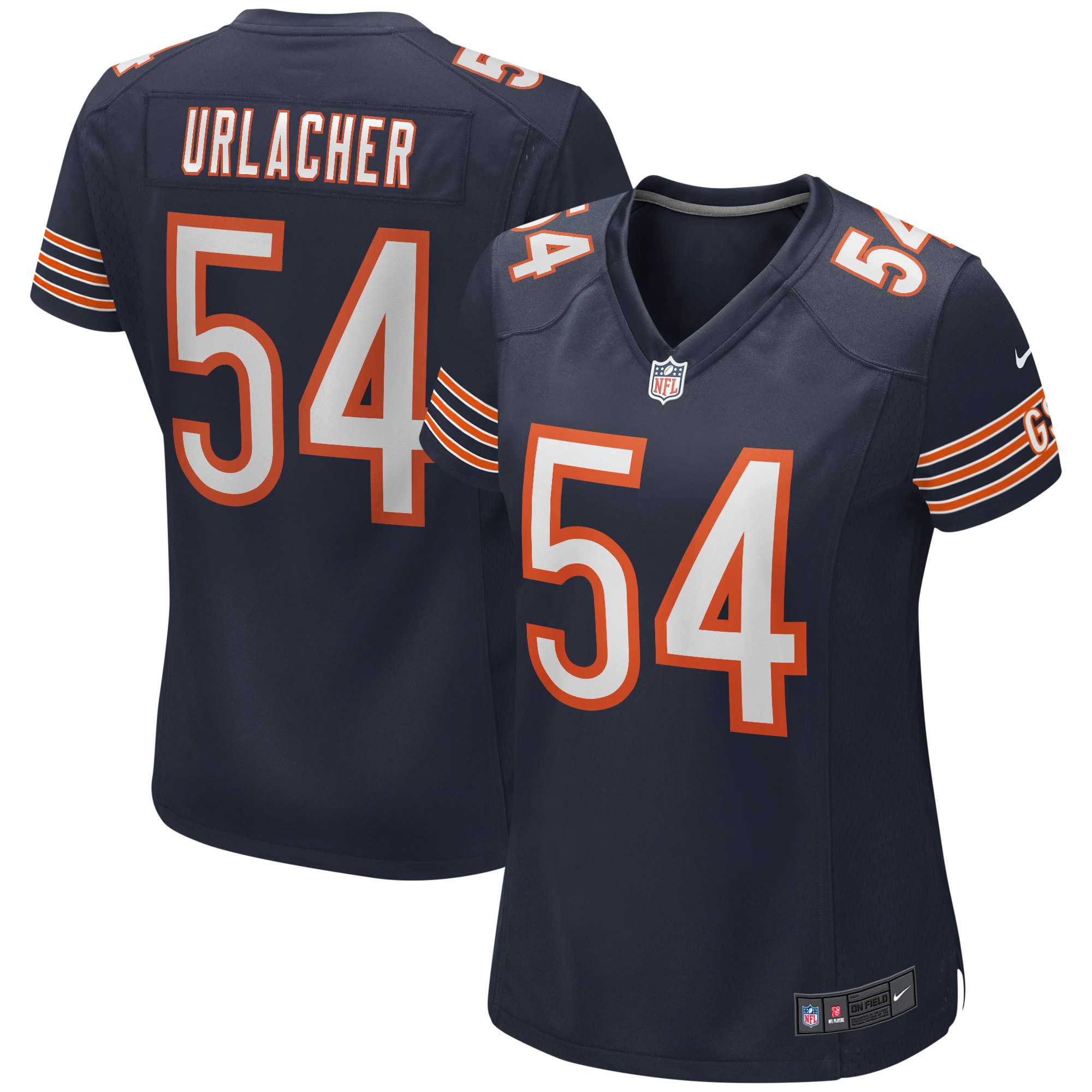 Brian Urlacher Chicago Bears Nike Women's Game Retired Player Jersey - Navy - PersonalJerseys
