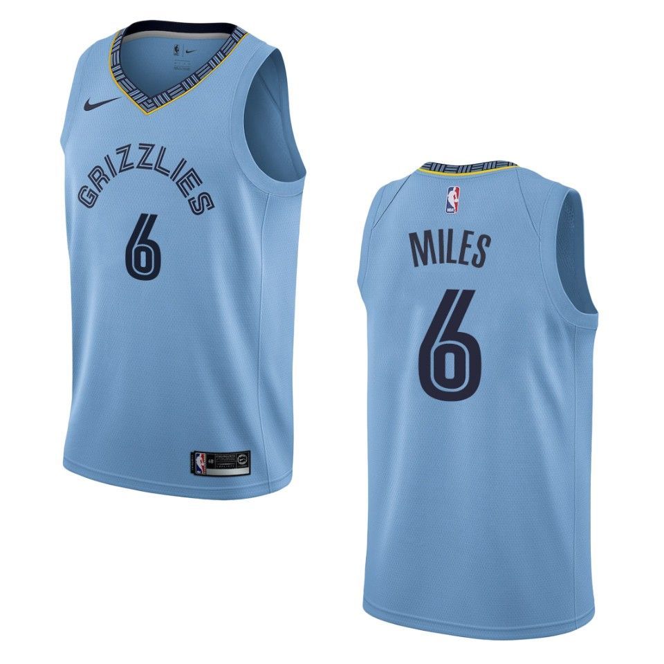 Men's Memphis Grizzlies #6 C.J. Miles Statement Swingman Jersey - Blue - Friend Lounge Store - Shop for All Things Jerseys Sports - PersonalJerseys