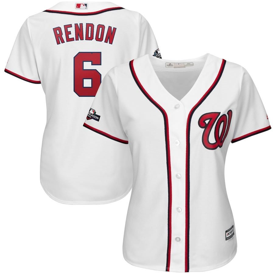 Anthony Rendon Washington Nationals Majestic Women's 2019 Postseason Official Cool Base Player Jersey - White - Friend Lounge Store - Shop for All Things Jerseys Sports - PersonalJerseys