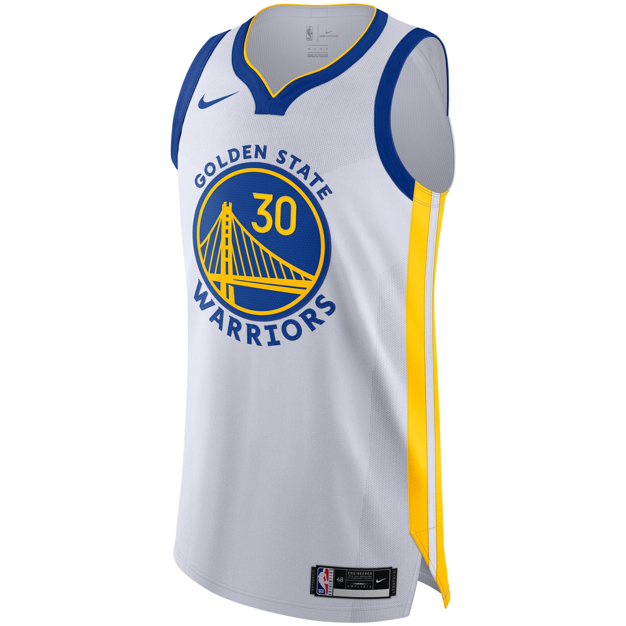 Stephen Curry Golden State Warriors Nike Authentic Jersey - Association Edition - White - PersonalJerseys