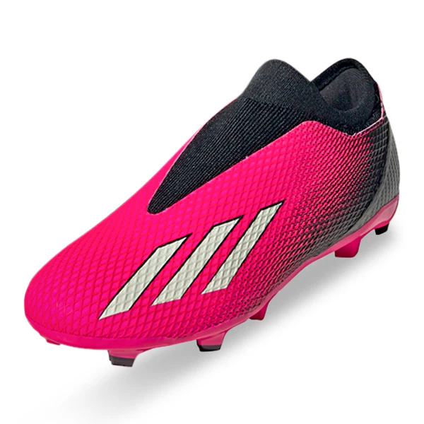 adidas X Speedportal.3 Laceless Firm Ground Soccer Cleats (Team Shock Pink/Core Black) - PersonalJerseys