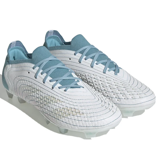 adidas Predator Accuracy.1 L Firm Ground Soccer Cleats (White/Grey Two/Preloved Blue) - PersonalJerseys