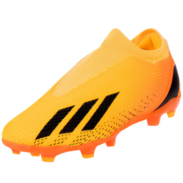 adidas X Speedportal.3 Laceless Firm Ground Soccer Cleats (Solar Gold/Team Solar Orange) - PersonalJerseys