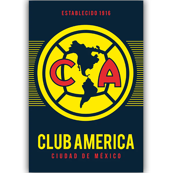 Club America Crest Poster - PersonalJerseys