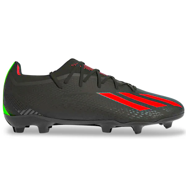 adidas X Speedportal.2 Firm Ground Soccer Cleats (Core Black/Solar Red/Solar Green) - PersonalJerseys