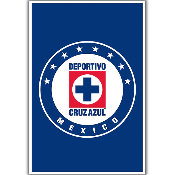 Cruz Azul Crest Poster - PersonalJerseys
