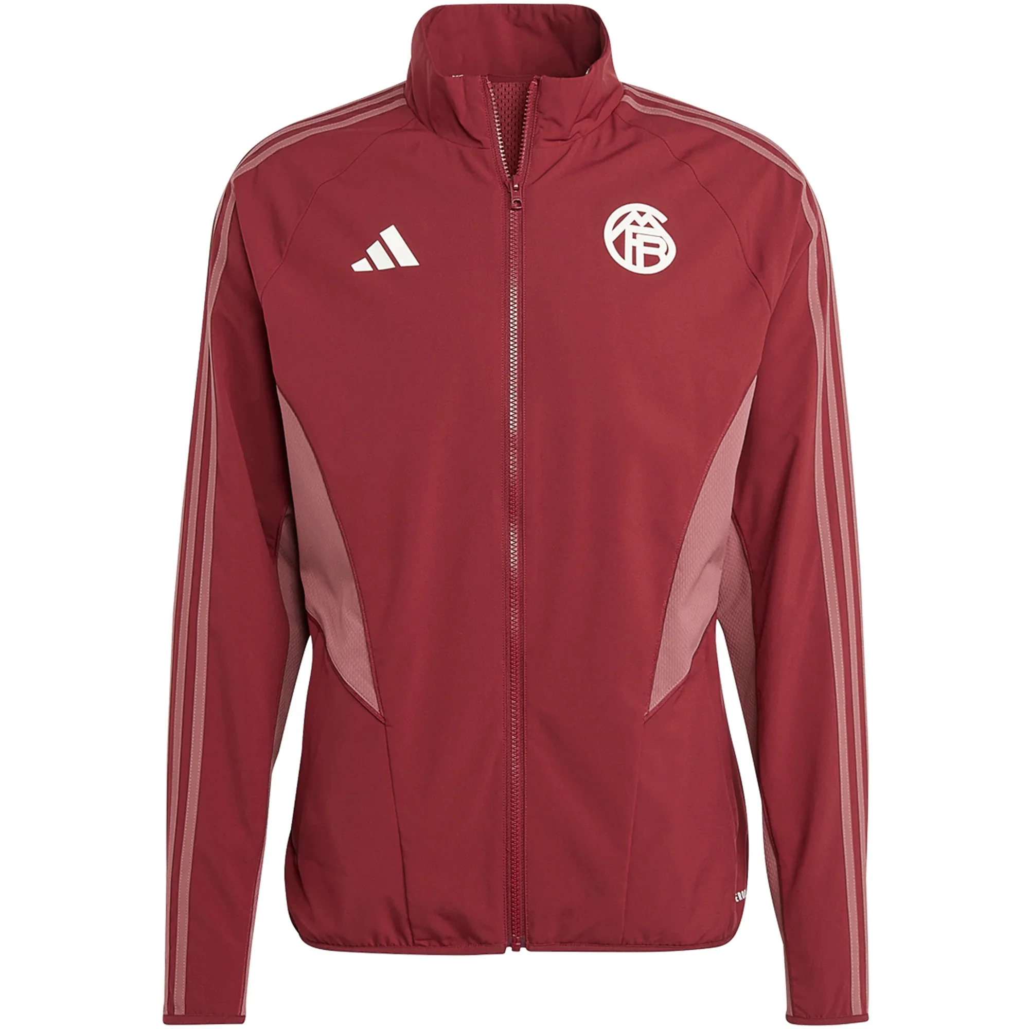 adidas Bayern Munich European Anthem Jacket 23/24 (Burgundy) - PersonalJerseys