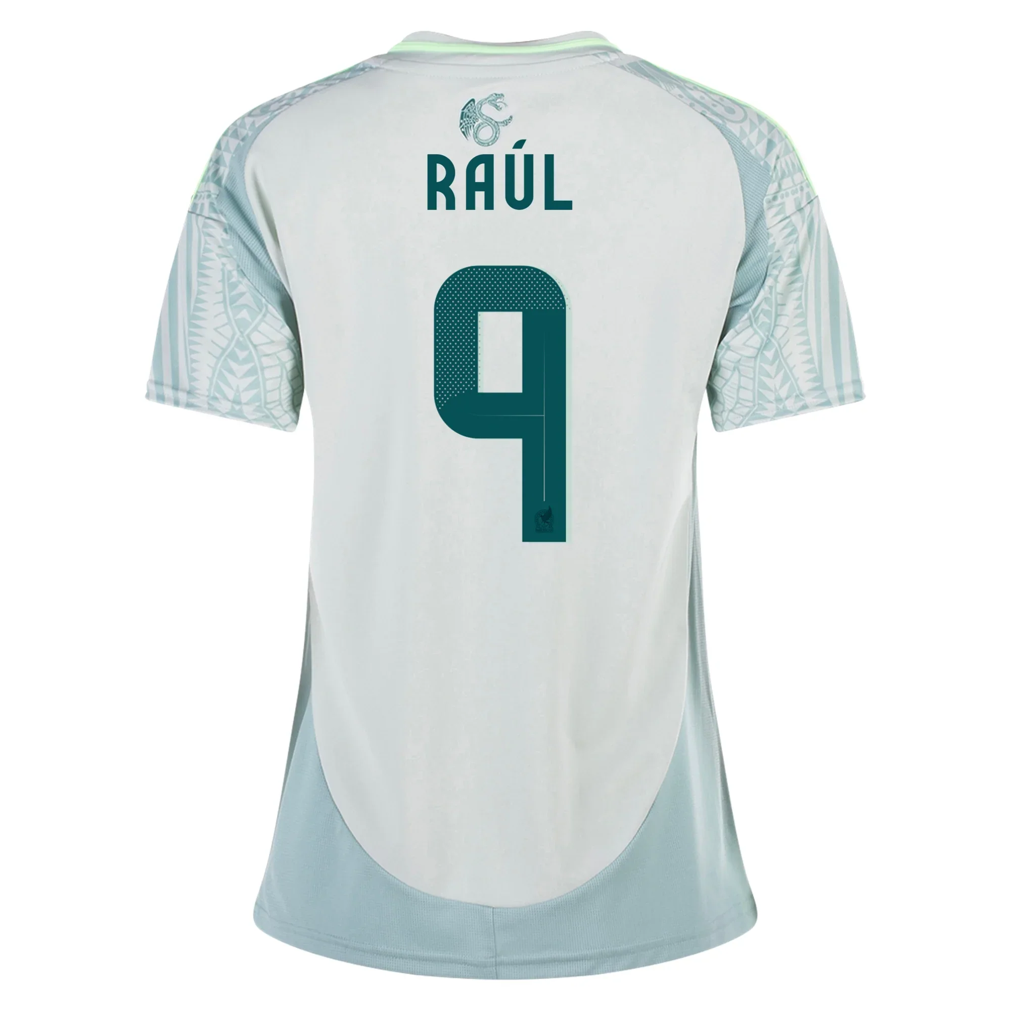 adidas Womens Mexico Ra��l Jim��nez Away Jersey 24/25 (Linen Green) - PersonalJerseys
