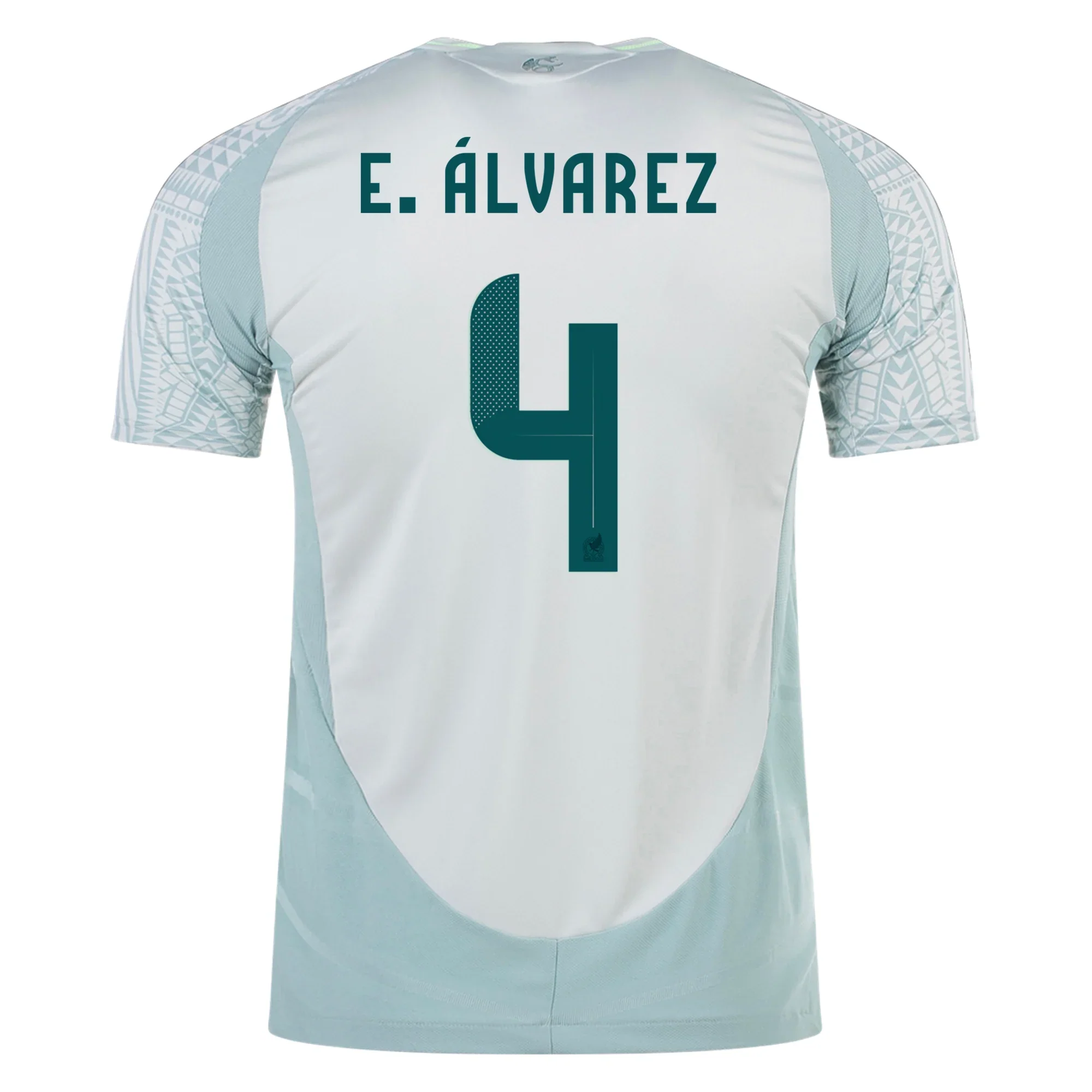 adidas Mens Mexico Authentic Edson ��lvarez Away Jersey 24/25 (Linen Green) - PersonalJerseys