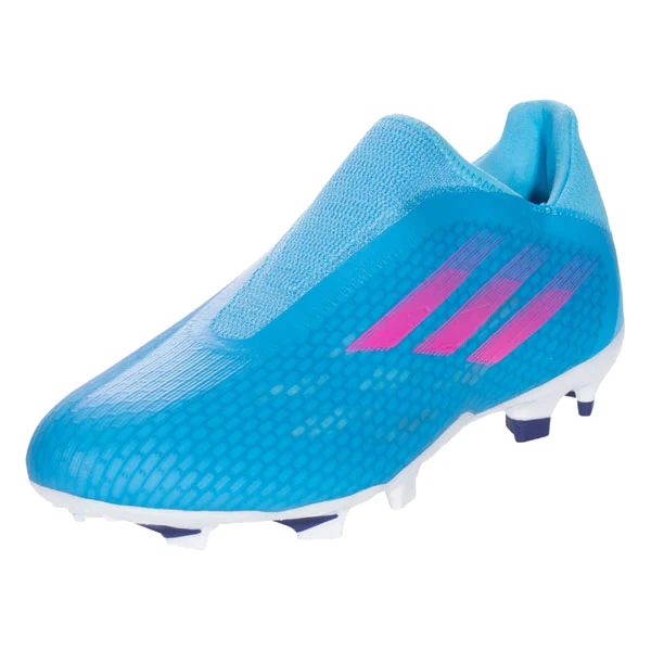 adidas X Speedflow .3 LL Firm Ground Soccer Cleats (Sky Rush/Team Shock) - PersonalJerseys