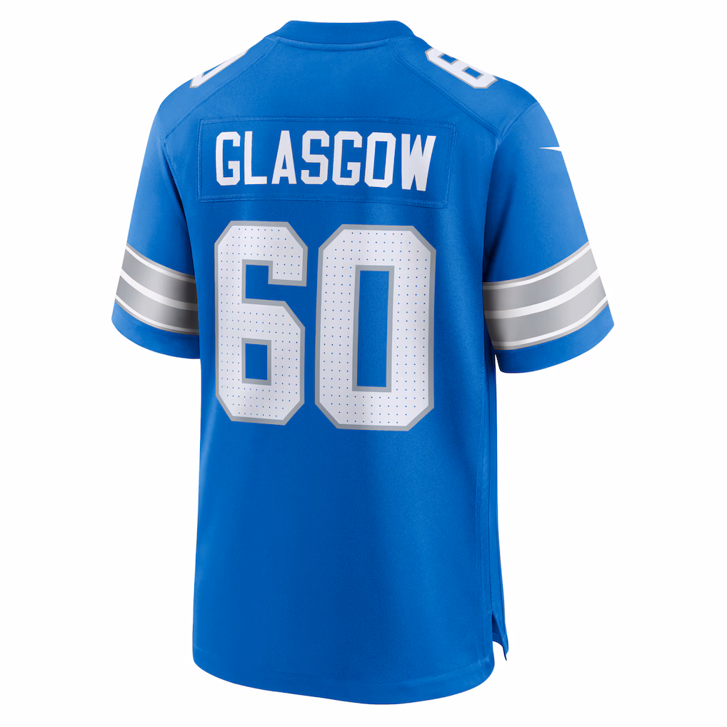 Graham Glasgow Detroit Lions Nike Team Game Jersey - Blue - PersonalJerseys