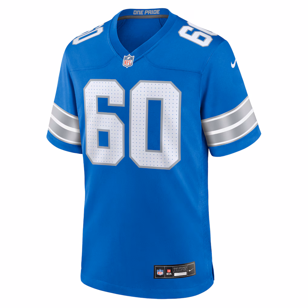 Graham Glasgow Detroit Lions Nike Team Game Jersey - Blue - PersonalJerseys