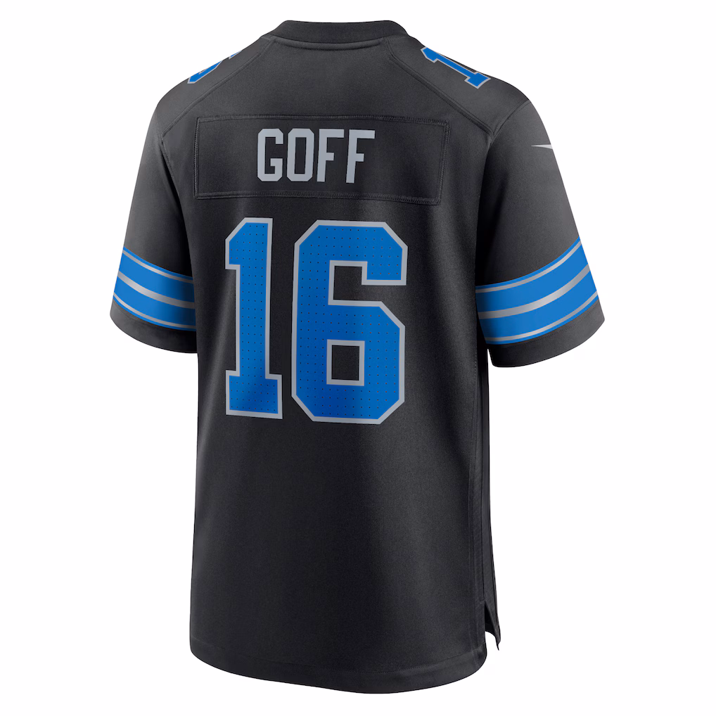 Jared Goff Detroit Lions Nike 2Nd Alternate Game Jersey - Black - PersonalJerseys