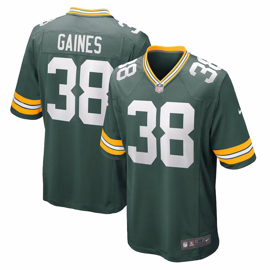 Innis Gaines Green Bay Packers Nike Game Jersey - Green - PersonalJerseys