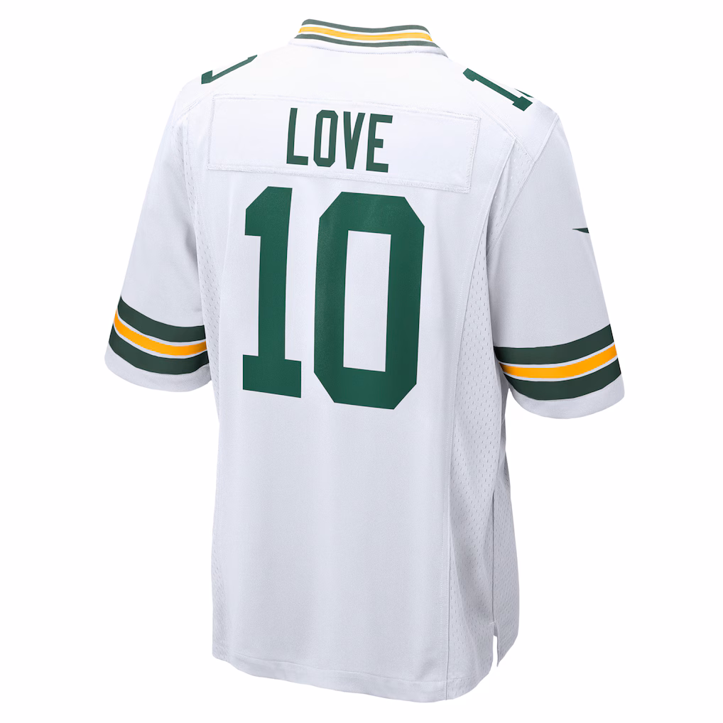 Jordan Love Green Bay Packers Nike Game Jersey - White - PersonalJerseys