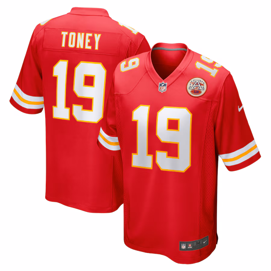 Kadarius Toney Kansas City Chiefs Nike Game Player Jersey - Red - PersonalJerseys