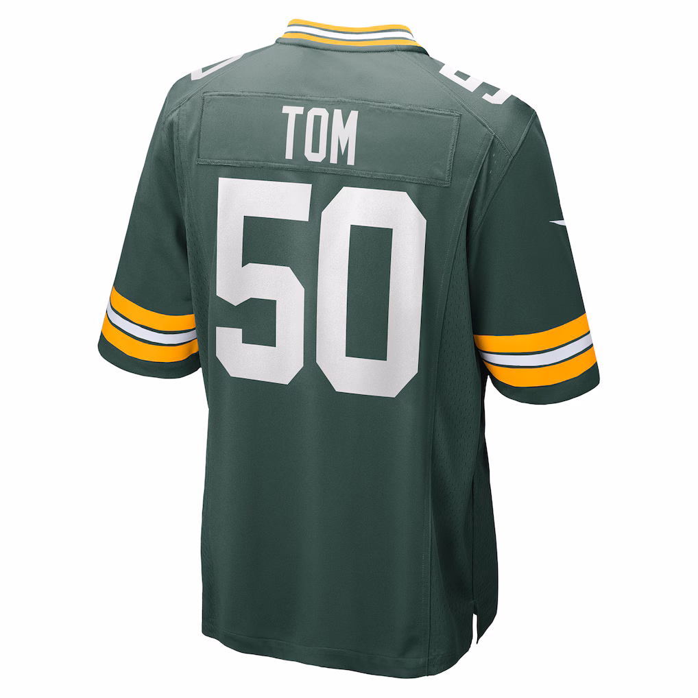Zach Tom Green Bay Packers Nike Game Player Jersey - Green - PersonalJerseys