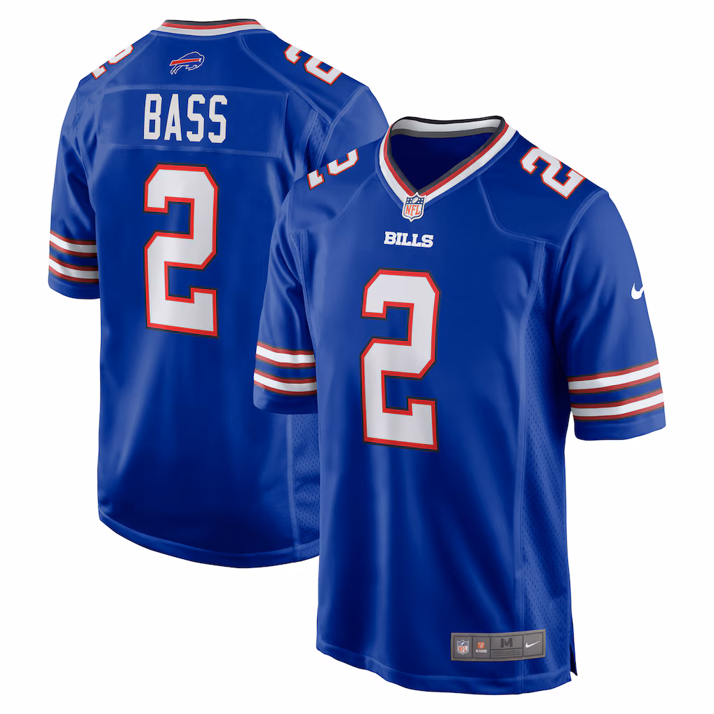 Tyler Bass Buffalo Bills Nike Game Player Jersey - Royal - PersonalJerseys