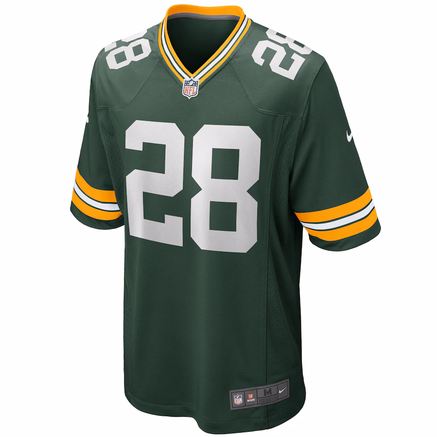 Aj Dillon Green Bay Packers Nike Team Game Jersey - Green - PersonalJerseys