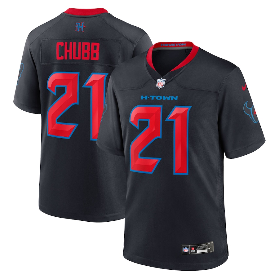 Nick Chubb Houston Texans Nike Alternate 2 Game Jersey - Navy - PersonalJerseys