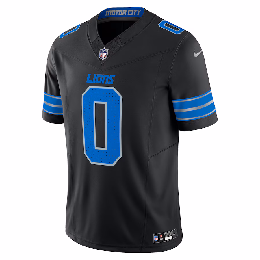 Jahmyr Gibbs Detroit Lions Nike 2Nd Alternate Vapor F.U.S.E. Limited Jersey - Black - PersonalJerseys