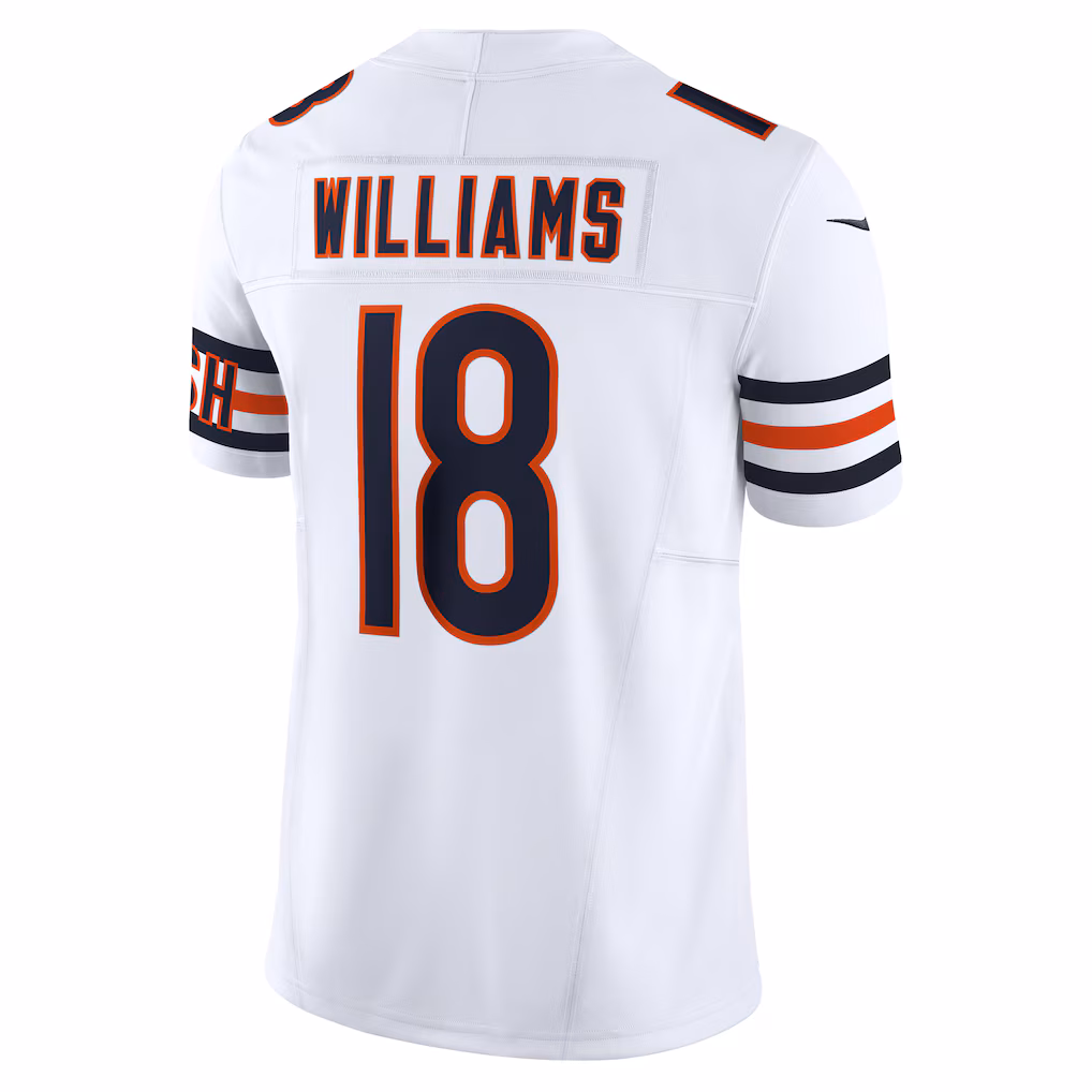 Caleb Williams Chicago Bears Nike Vapor F.U.S.E. Limited Jersey - White - PersonalJerseys