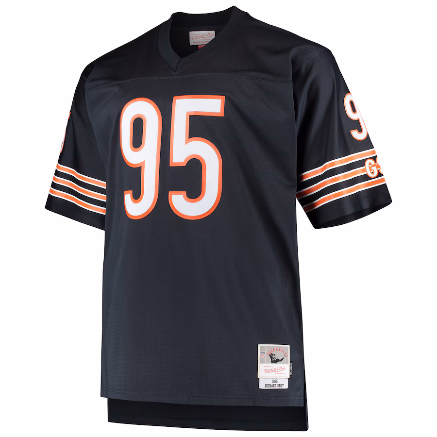 Richard Dent Chicago Bears Mitchell & Ness Big & Tall 1985 Retired Player Replica Jersey - Navy - PersonalJerseys