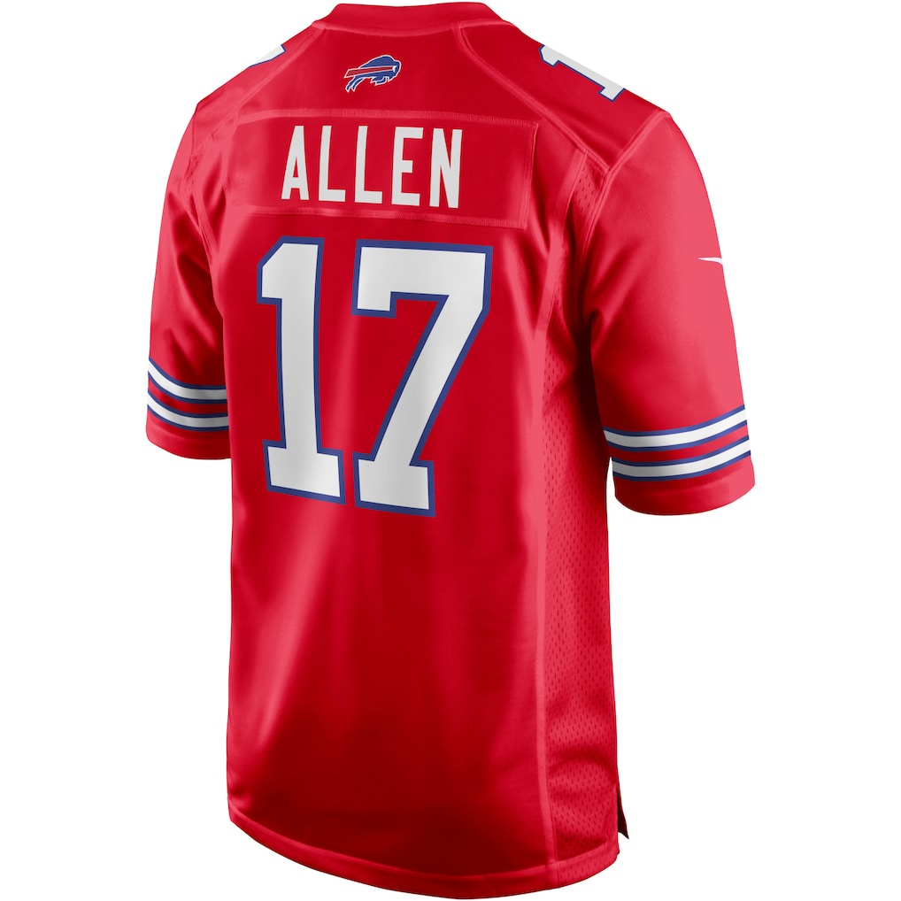Josh Allen Buffalo Bills Nike Alternate Game Player Jersey - Red - PersonalJerseys