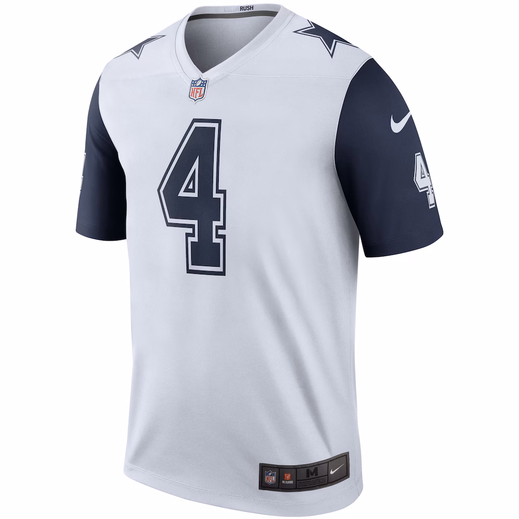 Dak Prescott Dallas Cowboys Nike Legend Player Performance Top - White - PersonalJerseys