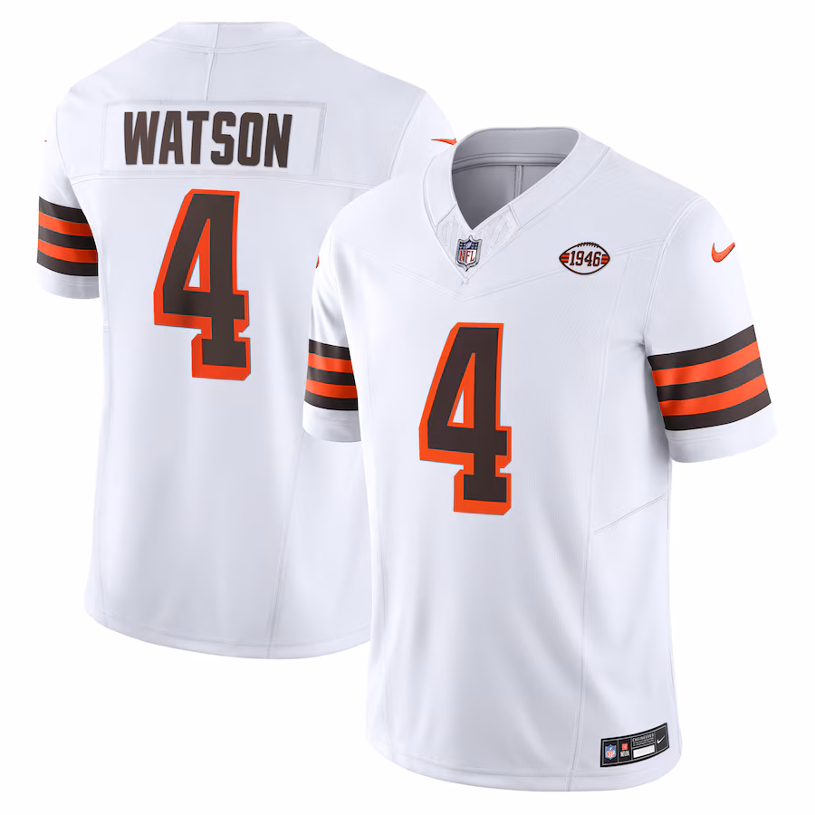 Deshaun Watson Cleveland Browns Nike Vapor F.U.S.E. Limited Jersey - White - PersonalJerseys