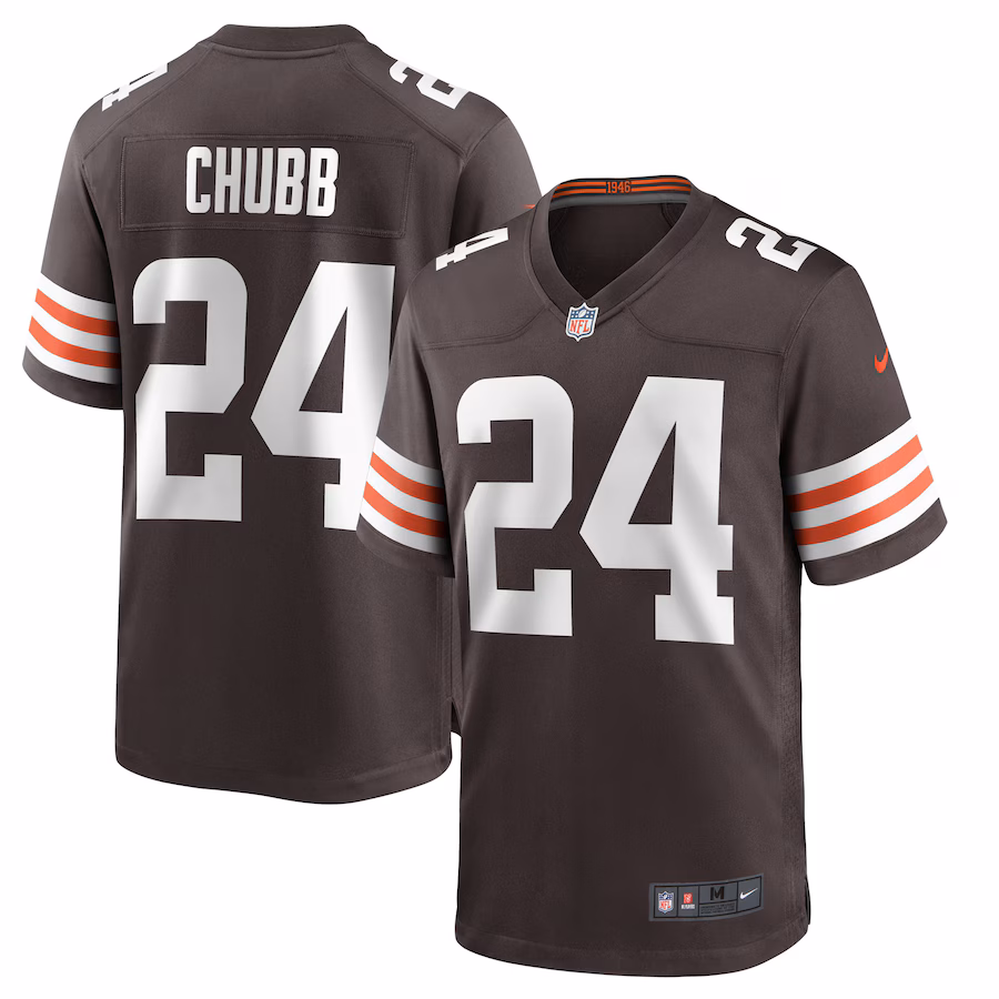 Nick Chubb Cleveland Browns Nike Player Game Jersey - Brown - PersonalJerseys